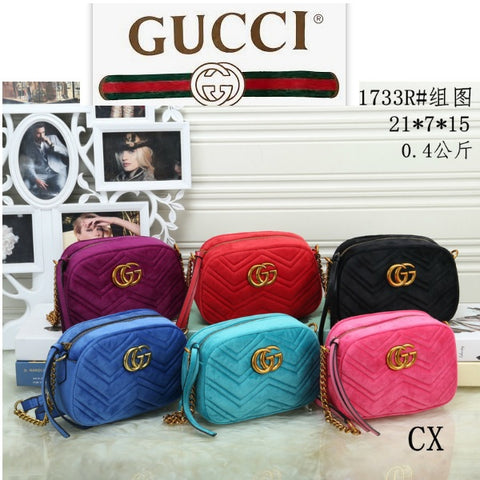 תיק גוצ'י GUCCI קטיפה יוקרתי לנשים