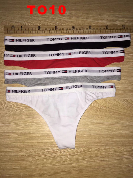 סט 4 יחידות חוטיני או תחתונים של טומי TOMMY HILFIGER